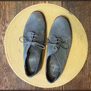 GH Bass & Conpany gray suede oxford sz9.5 EUC